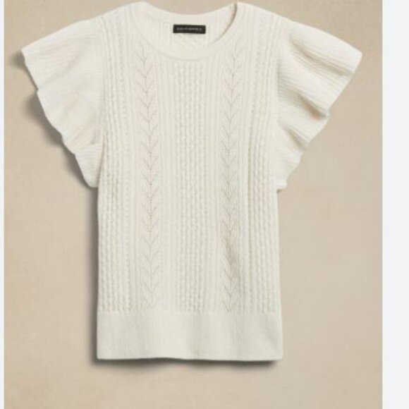 NWT Banana Republic Junie Wool Sweater Top! Sz L! $120! - Picture 4 of 10